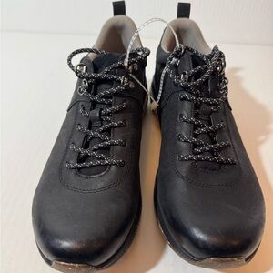 Dansko Black Leather Casual Mules